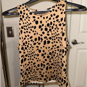 Leopard print tank